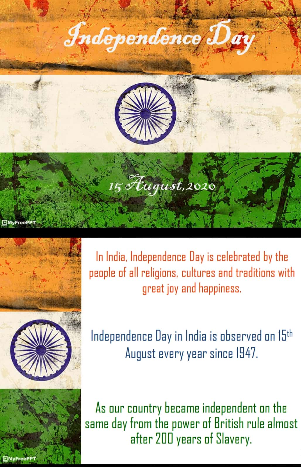 Importance Of Independence Day Presented  By Himani Jindal (Head Girl)