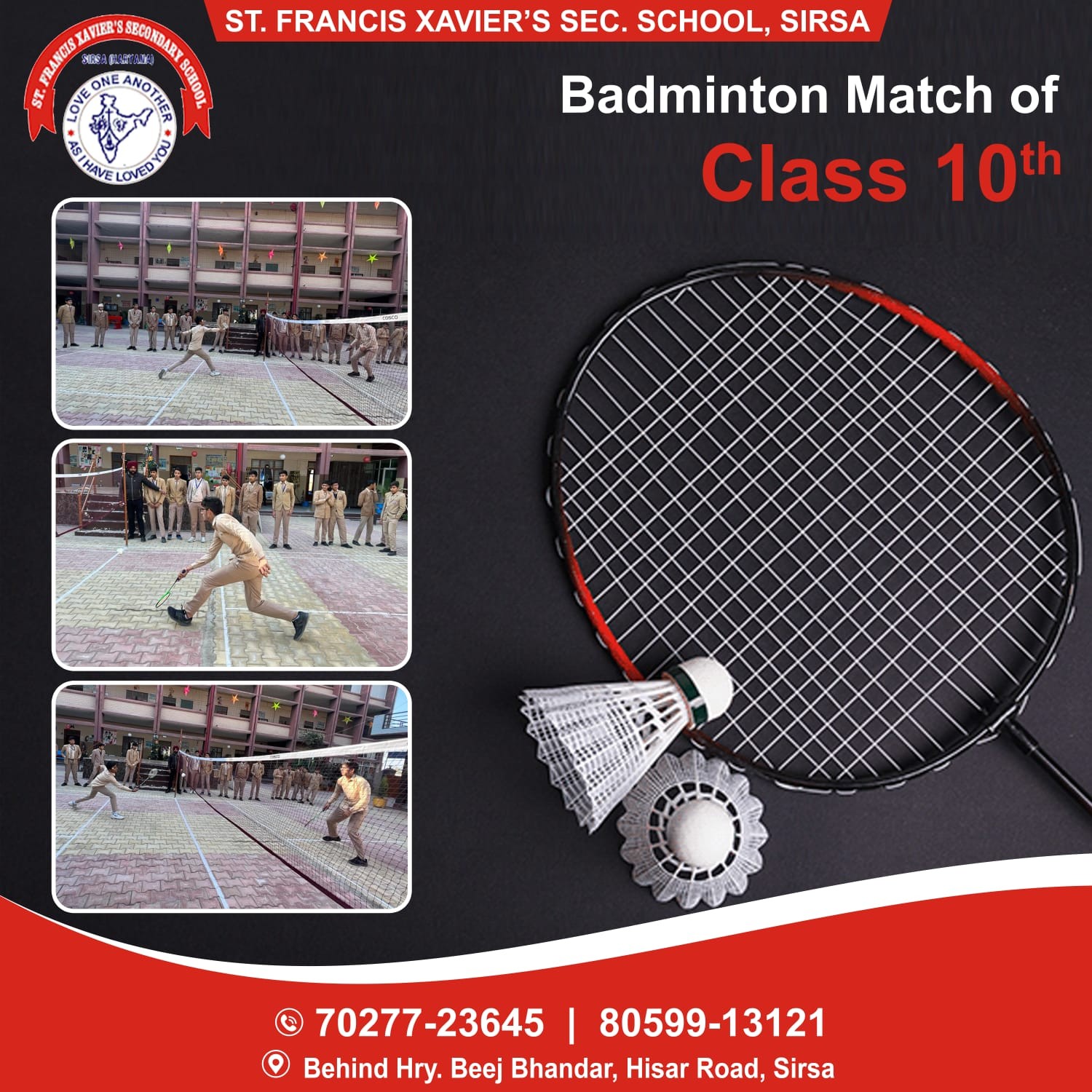 Badminton Final Match Class 20