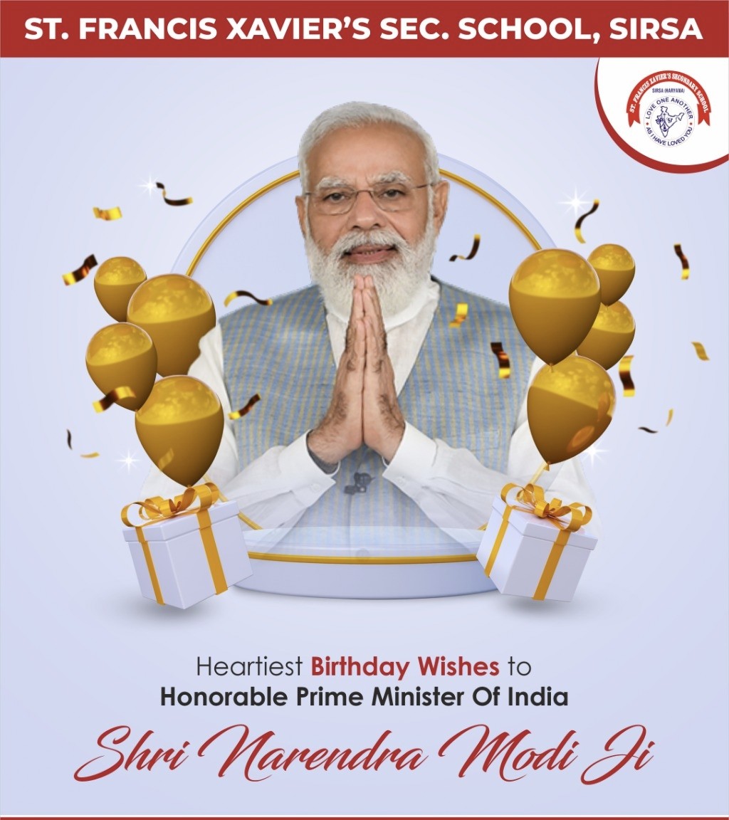 Birthday Wishes To Prime Minister Sh. Narender Modi