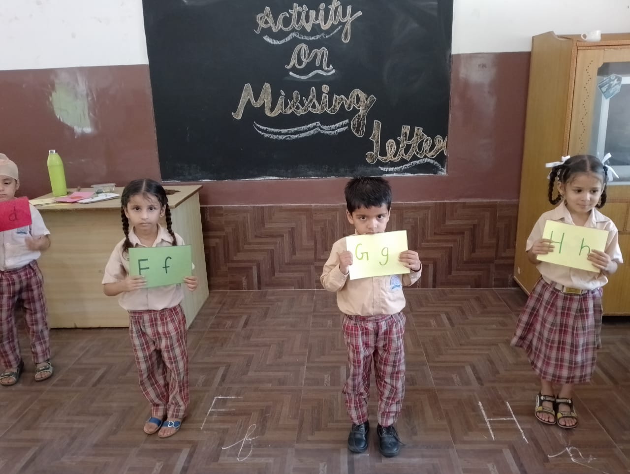 Maths - Long and Short activity and   English - Missing letters activity  by LKG