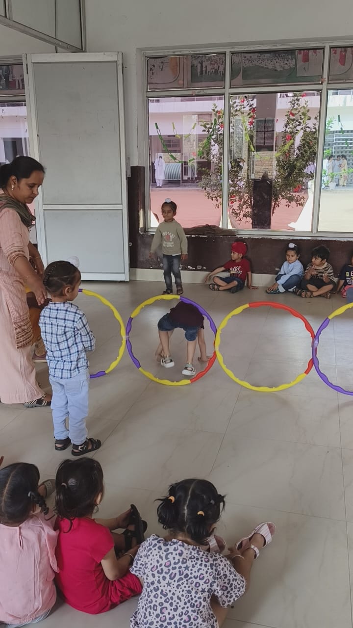 Enhance gross motor skill activity (body control and body awareness)done by nursery champs