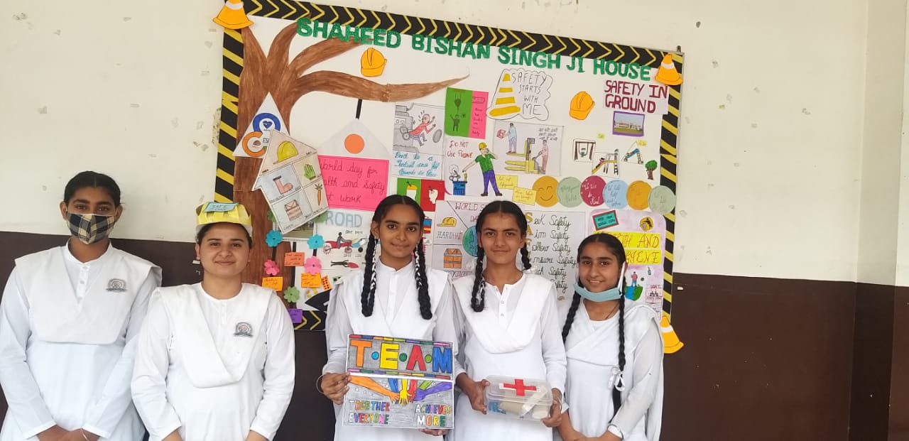 House Wise Display board Decoration Competition on  ‘World day for safety and health at work ‘