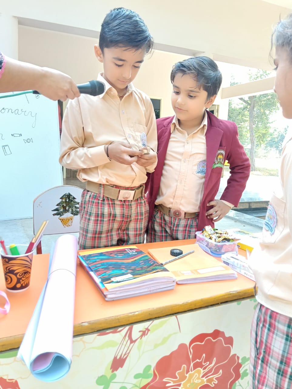 Visit to stationery shop activity done by UKG class