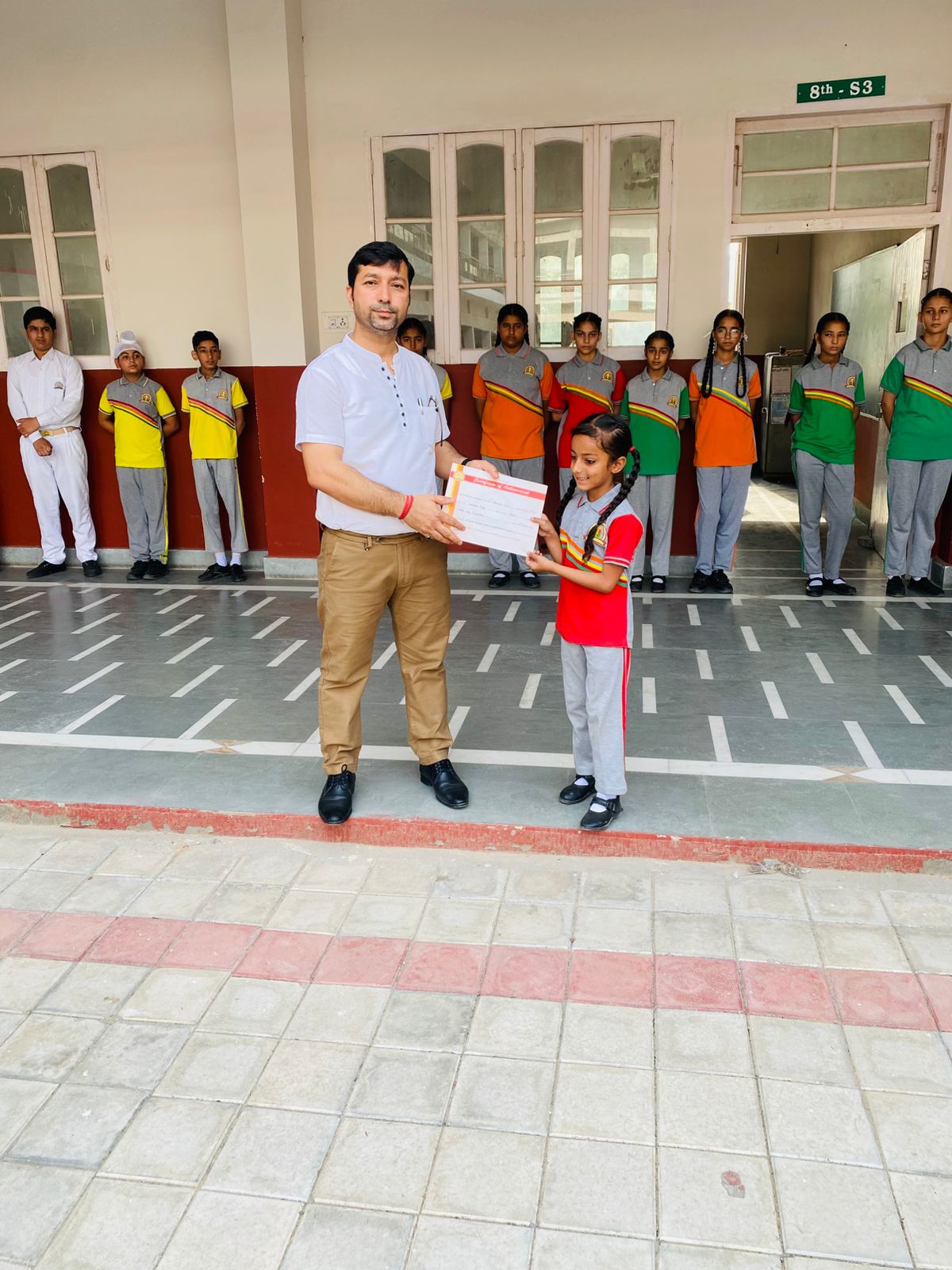 MATHS & SCIENCE QUIZ CERTIFICATE DISTRIBUTION