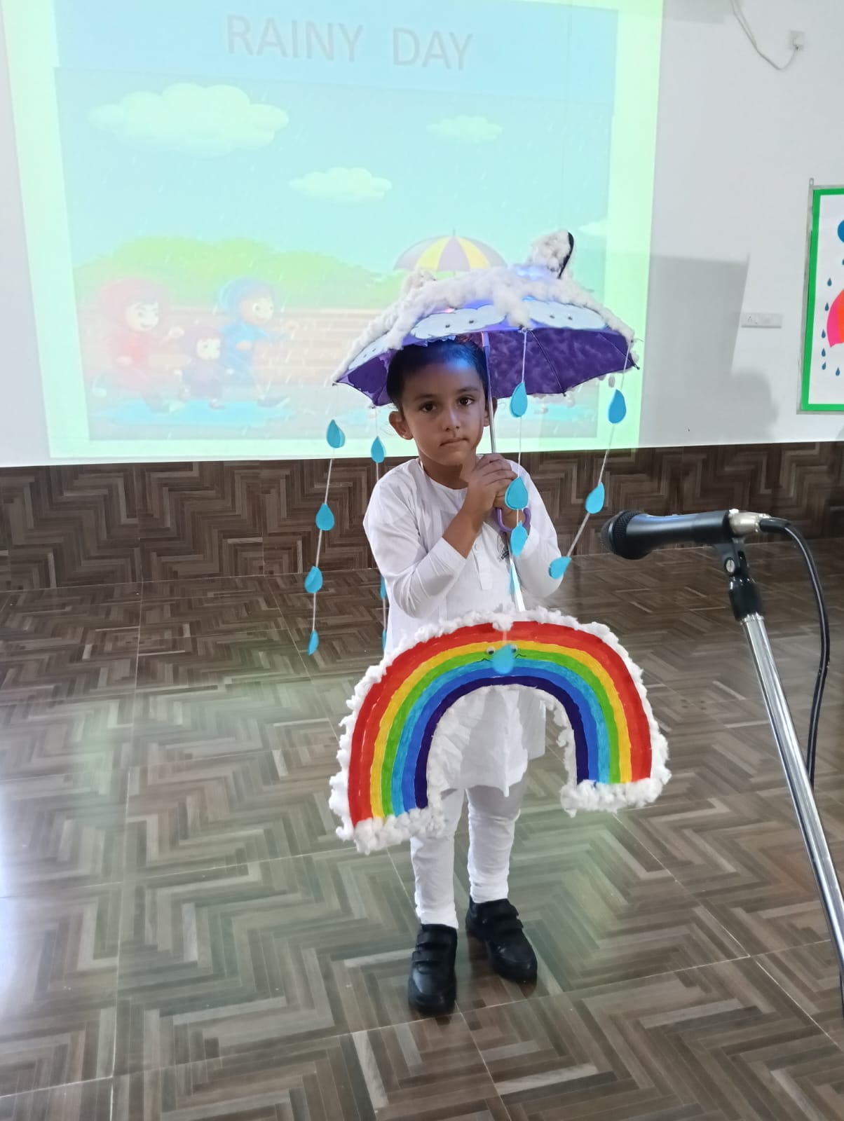 Rain Theme Activity done by Class UKG