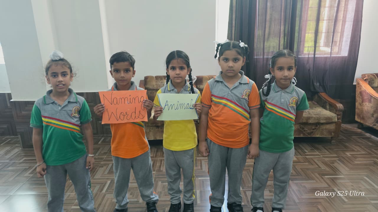 Activity on Naming Words Grade-1