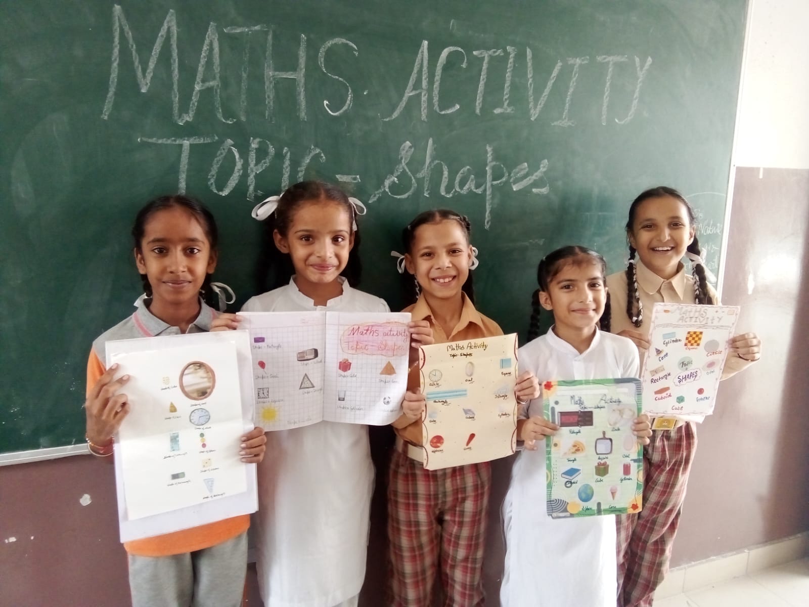 Maths activity of 3rd class Topic shapes