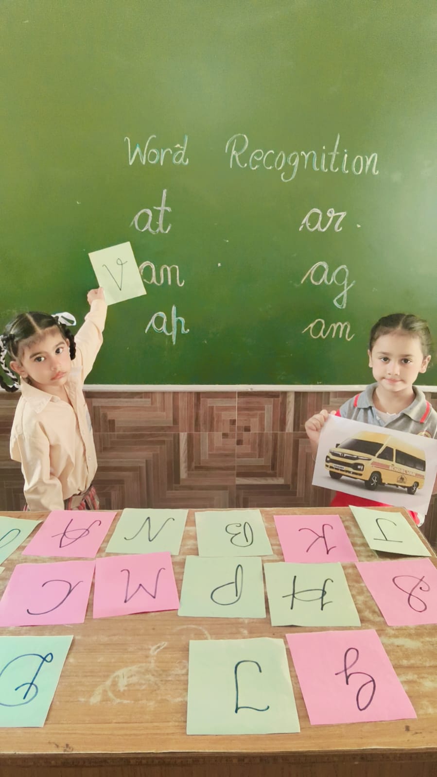 Activity: Word Recognition done by LKG Class