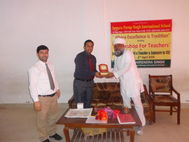 WORKSHOP FOR TEACHERS ON CORE COMPETENCY OF A TEACHER & EXPOSURE TO CCE