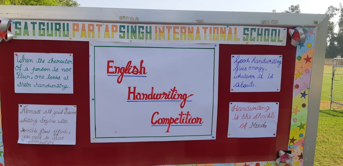 There Is Always A Chance To Improve SPSIANS Participating In English Writing Competition Held On 20 April 2019 