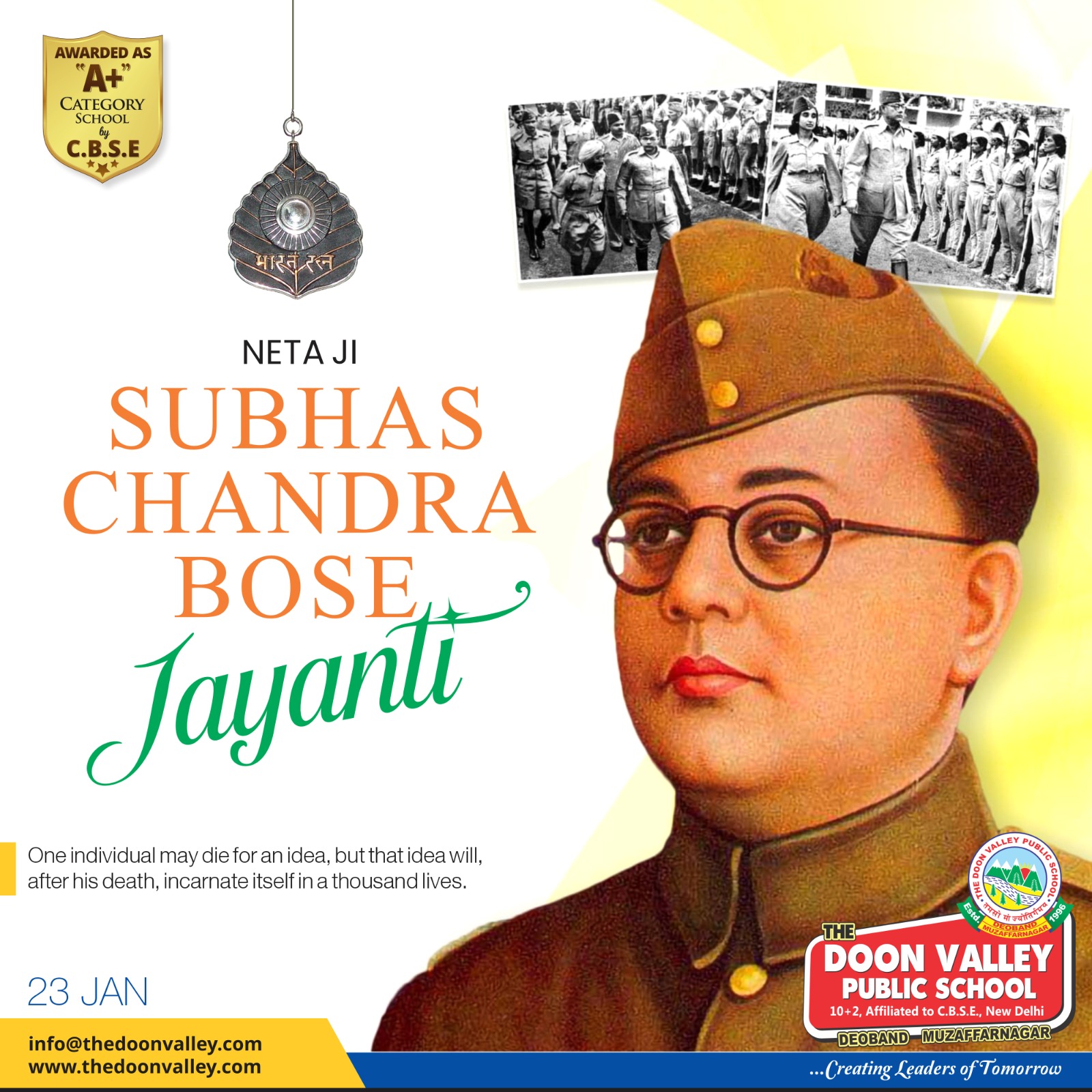 Subhash Chandra bose Jayanti