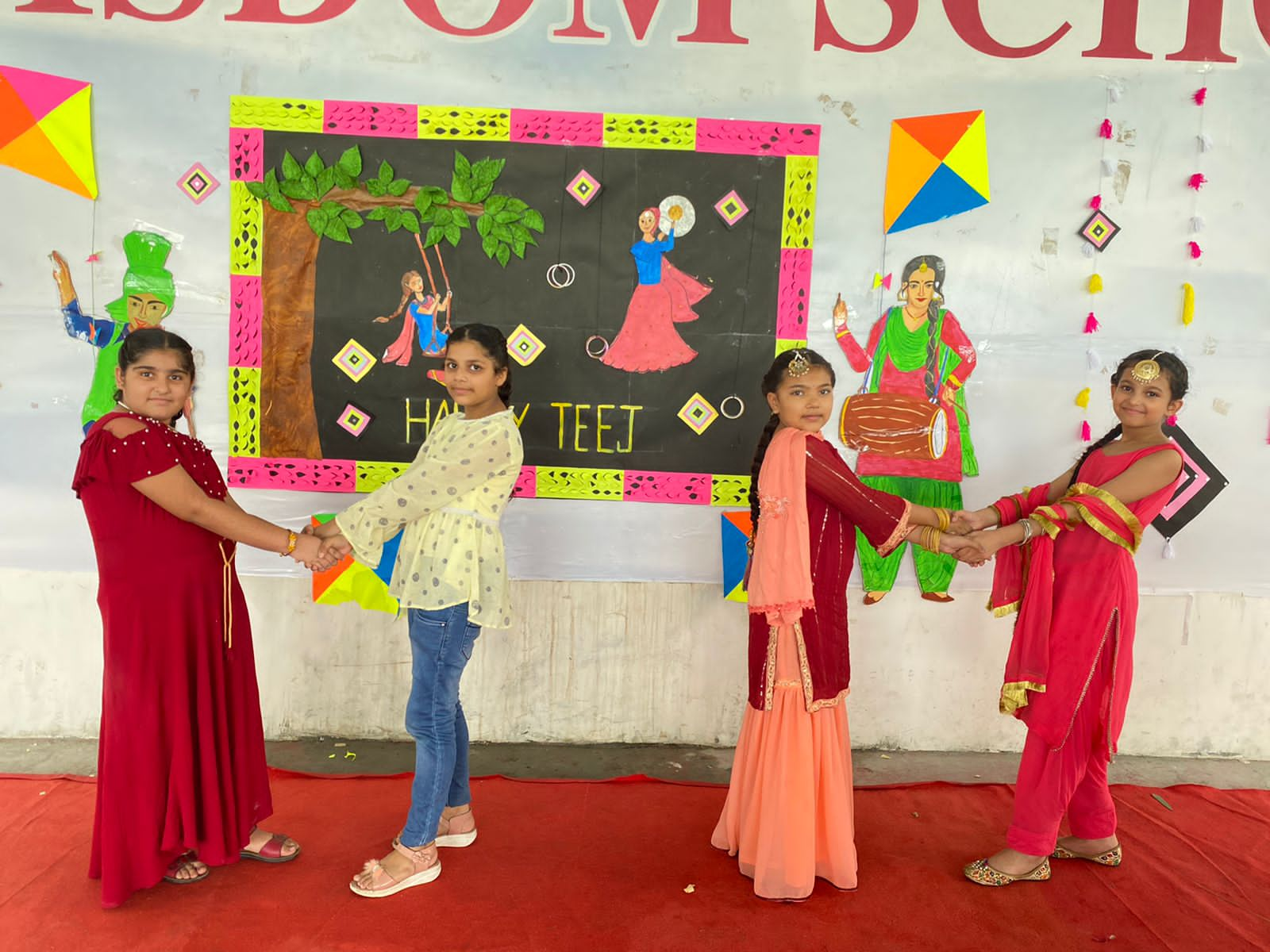 *Happy Teej* Teej is the generic name for a monsoon festival that is celebrated by women. Haryali Teej and Hartalika Teej welcome the monsoon season and are celebrated primarily by girls and women, with songs, dancing and prayer rituals.