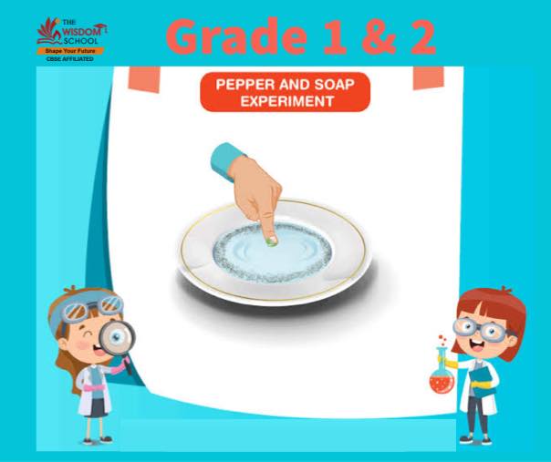 #Thewisdomschool # #Peppersoapexperiment #Globalhandwashingday #Handwashsteps # Learning #Understanding