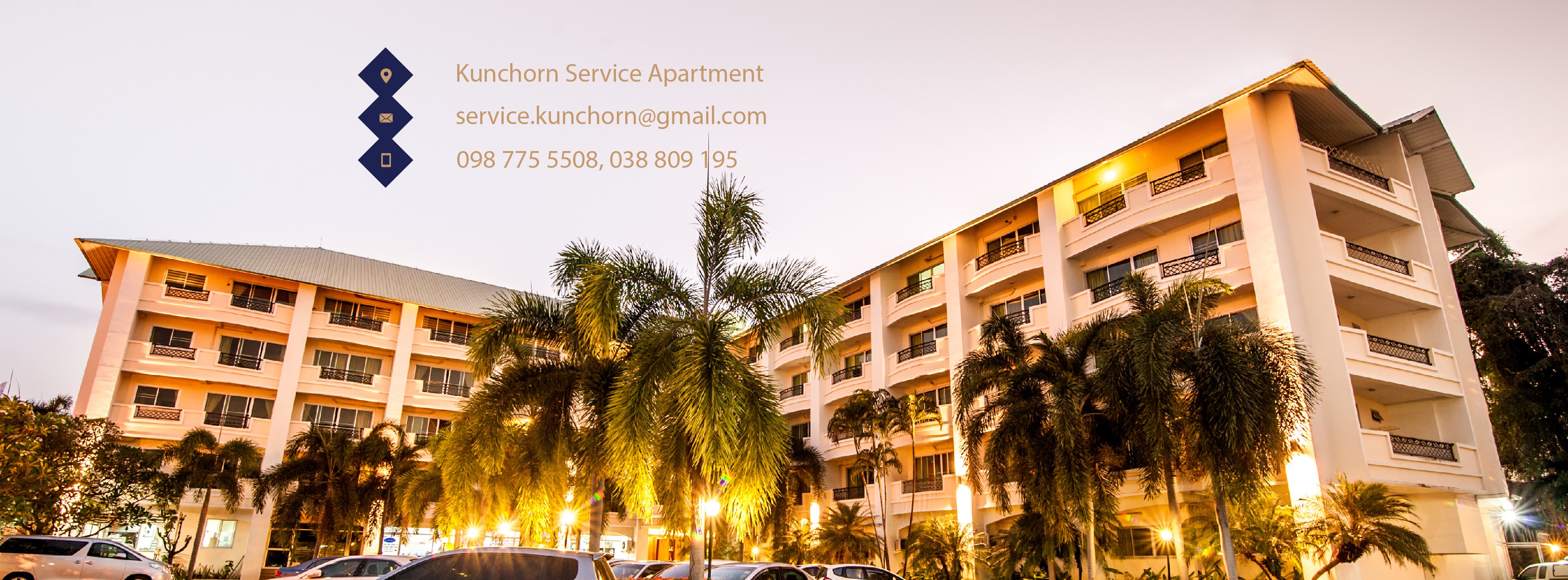 กุญชร เซอร์วิส อพาร์ทเมนท์ Kunchorn Service Apartment