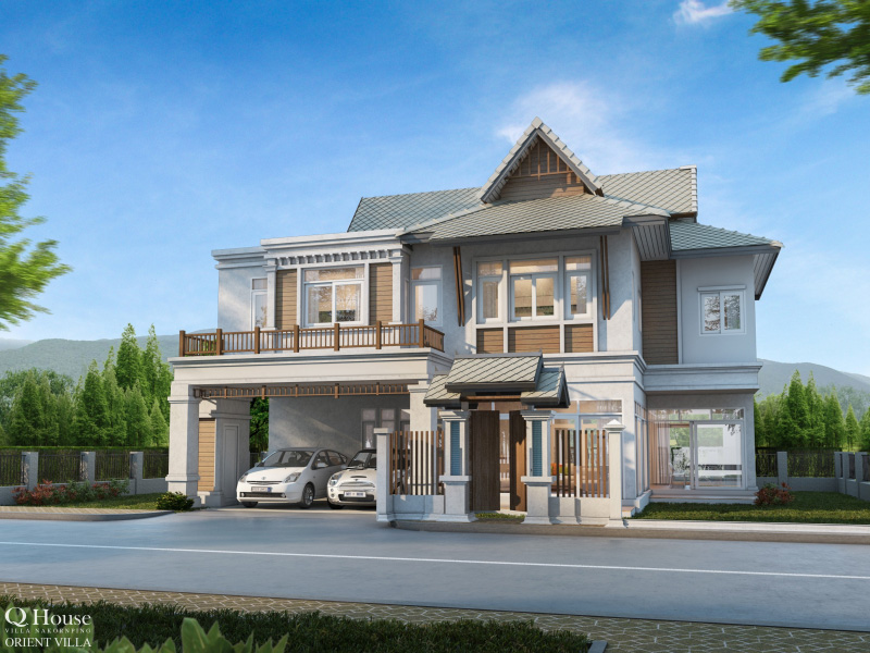 คิวเฮ้าส์ วิลล่า นครพิงค์ Q House Villa Nakorn Ping