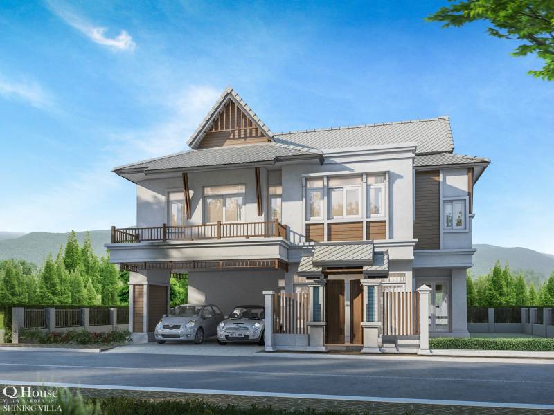 คิวเฮ้าส์ วิลล่า นครพิงค์ Q House Villa Nakorn Ping