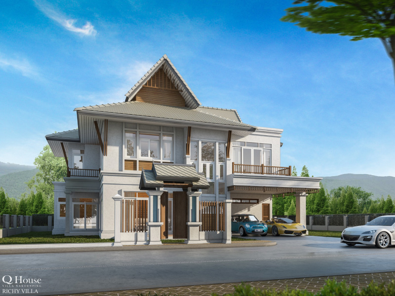 คิวเฮ้าส์ วิลล่า นครพิงค์ Q House Villa Nakorn Ping