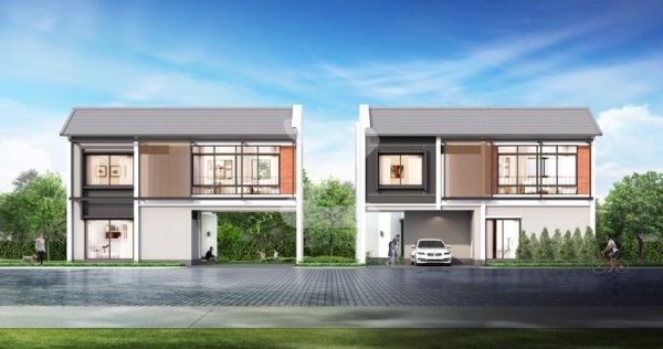 exterior (render) รูปด้านหน้าบ้าน