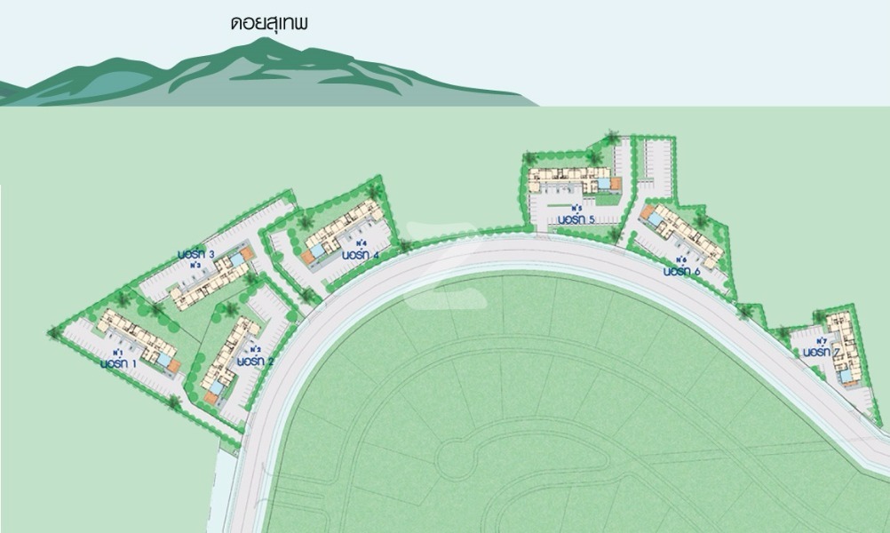 นอร์ท คอนโด แอท ซีรีนเลค เชียงใหม่ North Condo @Serene Lake Chiangmai