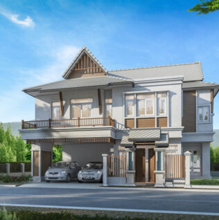 คิวเฮ้าส์ วิลล่า นครพิงค์ Q House Villa Nakorn Ping