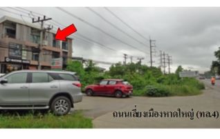 ทรัพย์ธนาคารโดย บริษัท บริหารสินทรัพย์สุขุมวิท จำกัด ตึกแถว-อาคารพาณิชย์  ถนนเลี่ยงเมืองหาดใหญ่ (ทล.4)