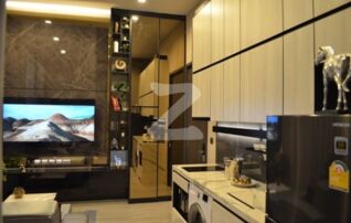 ให้เช่า คอนโด เดอะไลน์ สุขุมวิท 101 1bed, 1bath, 33 sqm. 34th fl. ห้องตกแต่งอย่างดี ใช้วัสดุพรีเมียม ชั้นสูง วิวสวย : เจ้าของให้เช่าเอง 