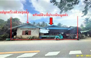 ทรัพย์ธนาคารโดย KASIKORNBANK บ้านเดี่ยว ถนนสายบ้านพ่อมิ่ง-บ้านแป้้น (ปน.2033) 