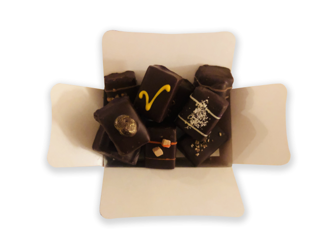 Doosje puur bonbons