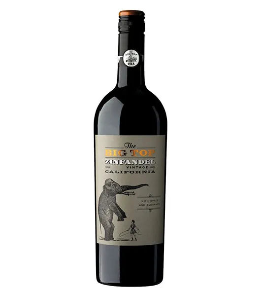 Big Top Red Zinfandel product image from Drinks Zone