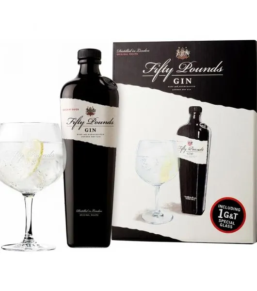 Fifty Pounds Gin Gift Pack at Drinks Zone