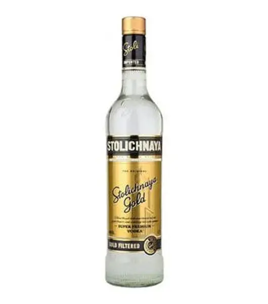 Stolichnaya gold vodka at Drinks Zone