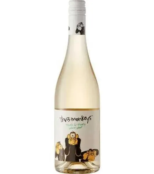 Thr3 Monkeys White product image from Drinks Zone