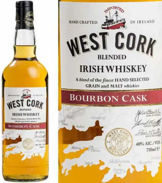 West Cork Blended Irish Whiskey Bourbon Cask product image from Drinks Zone