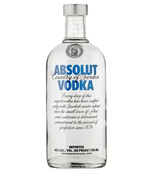 absolut vodka at Drinks Zone