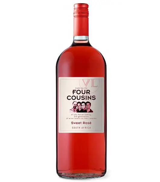 four cousins sweet rose product image from Drinks Zone