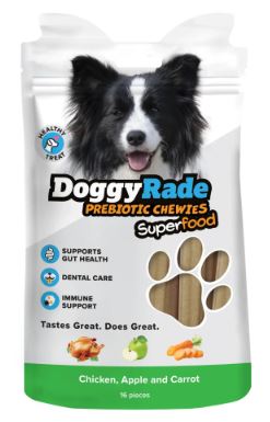 DOGGYRADE SF CHEWS CHICKEN-APPLE-CARROT