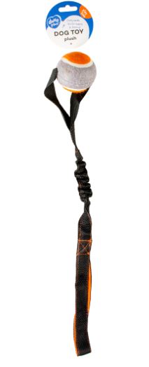 DUVO+ TUG'N PLAY BALL ORANGE/GREY