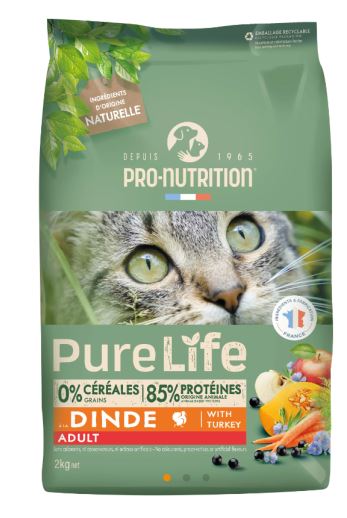 PURELIFE ADULT CAT 8KG - TURKEY