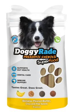 DOGGYRADE SF CHEWS P.BUT-BANANA-CHIA-FLX