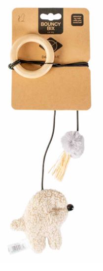 BOUNCY CAT TOY BIX M/COLOUR