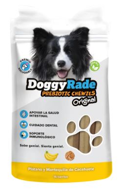 DOGGYRADE CHEWIES PEANUT BUTTER & BANANA