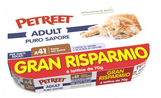 PETREET A41 ARAGOSTA 6X70GR VALUE PACK