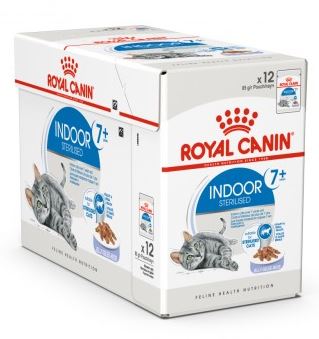 ROYAL CANIN INDOOR STERLISED +7 IN JELLY (12x85gr)