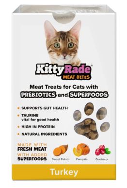 KITTYRADE MEAT BITES TURKEY 100G