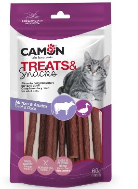 AF010/D BEEF &  DUCK STICKS 60G