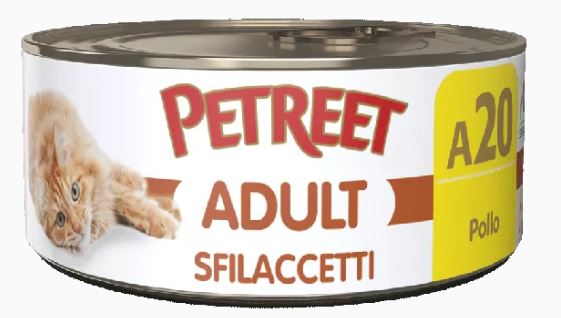 PETREET A20 SFILACCETTI DI POLLO 70GR