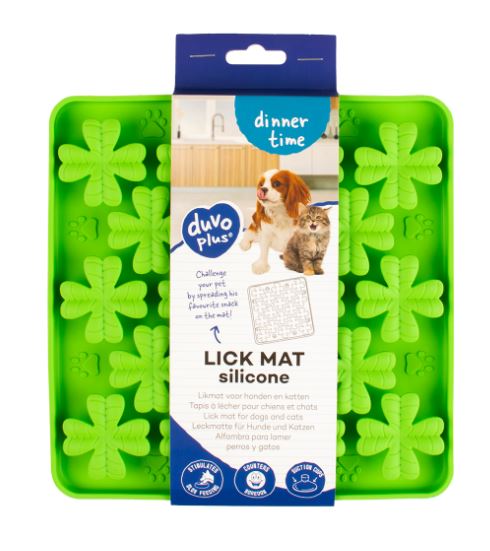 DUVO+ LICK MAT FLOWER GREEN