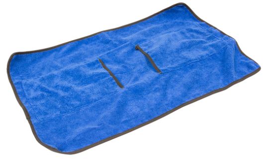 DUVO+DOG BATH TOWEL 100X70CM BLUE
