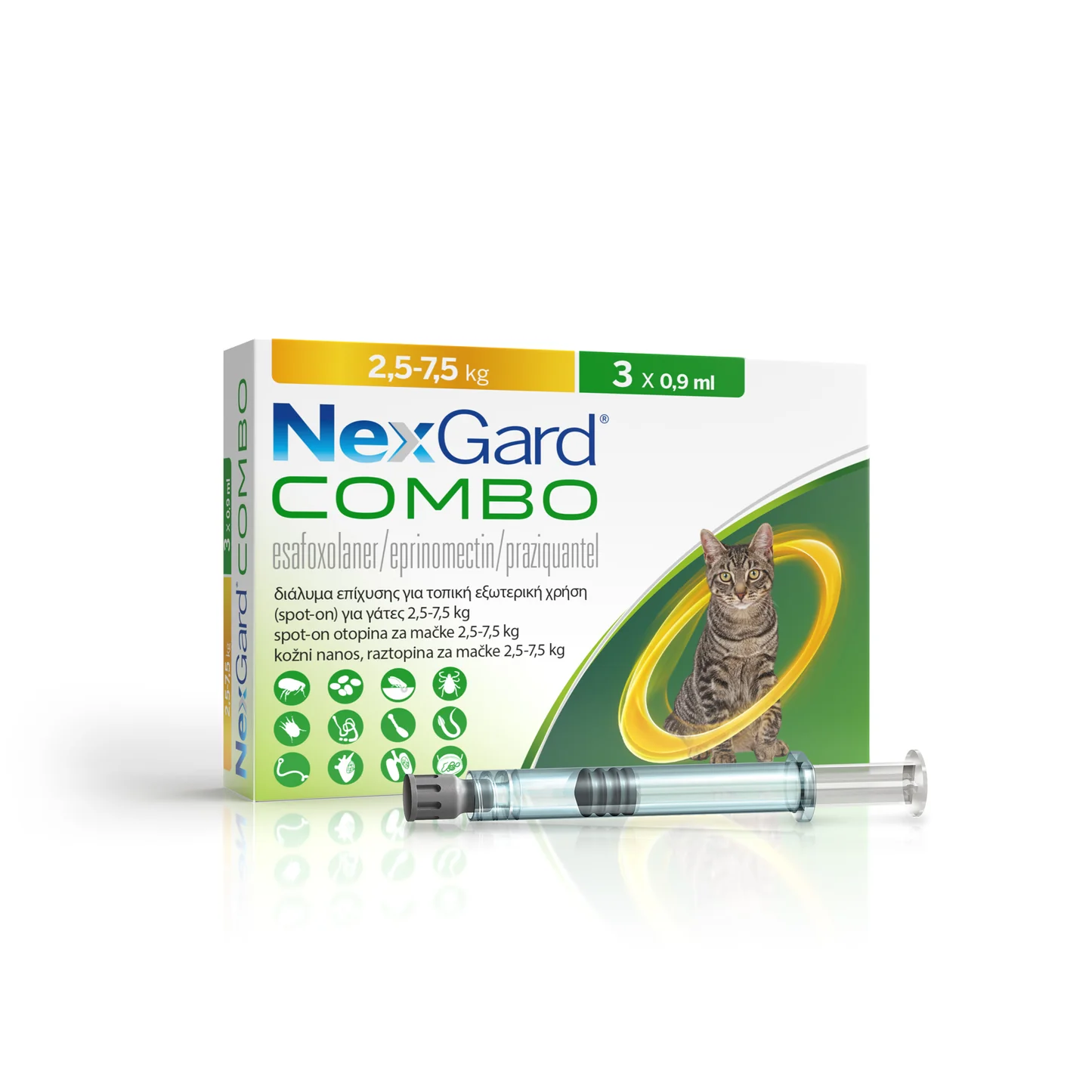 NEXGARD COMBO CAT LARGE 0.9ML 3 VIALS