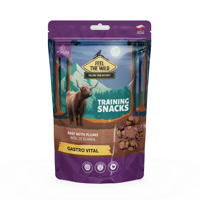 FEEL THE WILD TRAINING SNACKS BEEF 200G